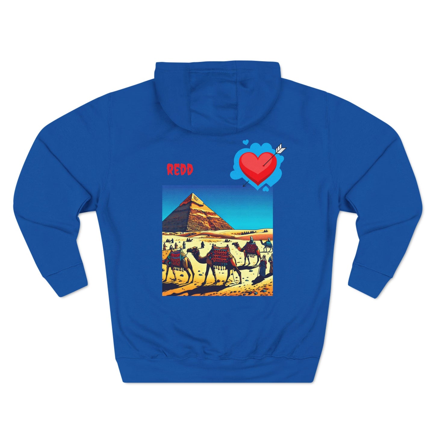 Three-Panel Fleece Hoodie