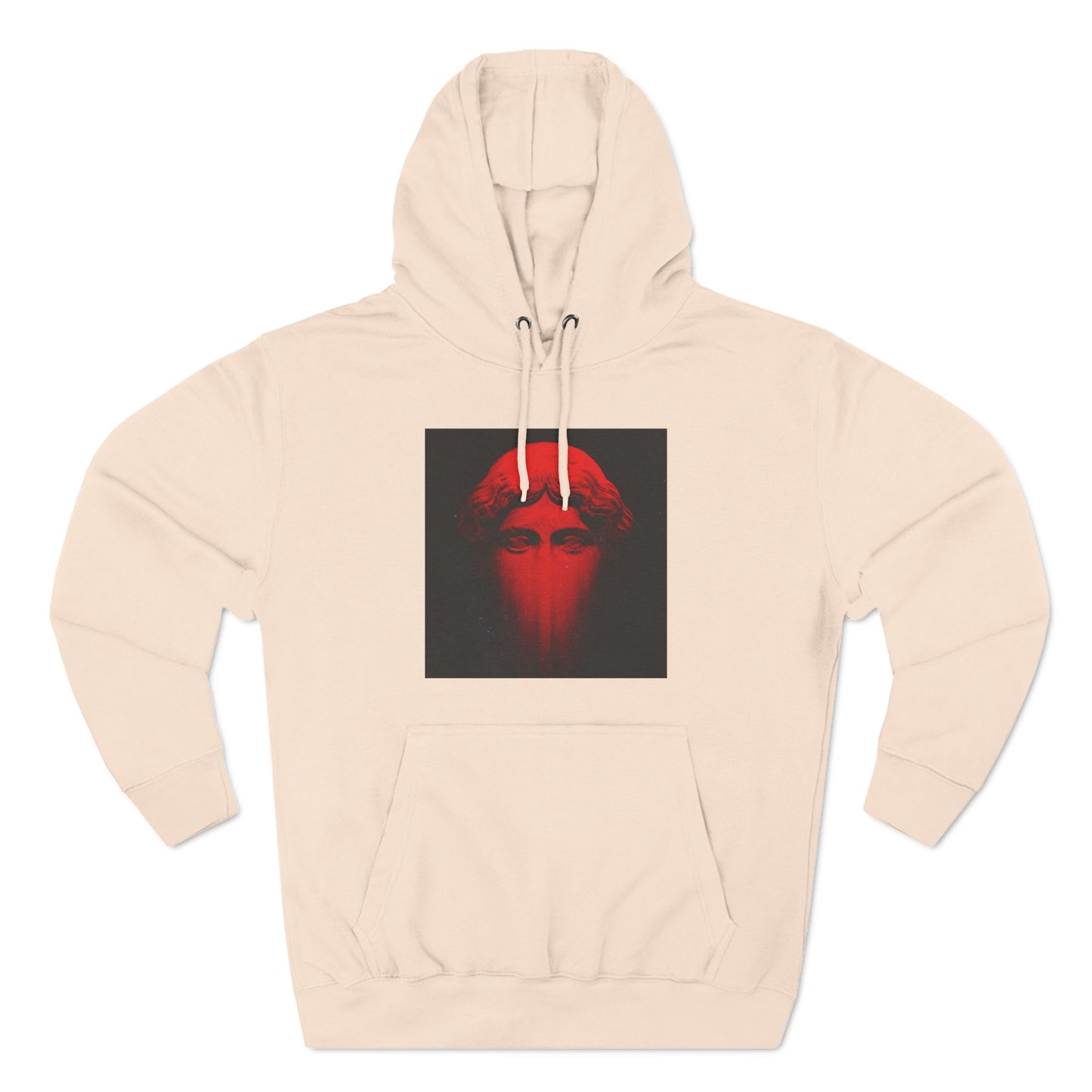 Three-Panel Fleece Hoodie